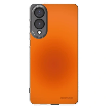 Picasee Samsung Galaxy S25 Edge 5G Hülle - Transparentes Silikon - Heat Core