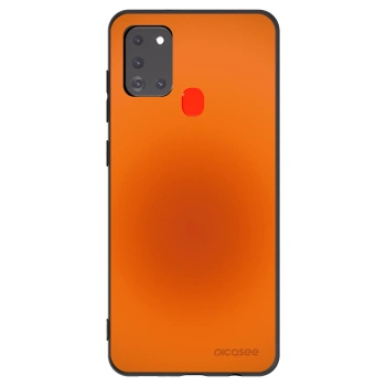 Picasee Samsung Galaxy A21s Hülle - Schwarzes Silikon - Heat Core
