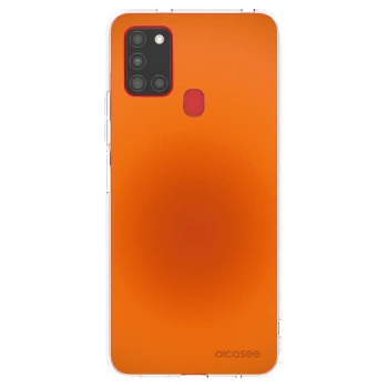 Picasee Samsung Galaxy A21s Hülle - Transparentes Silikon - Heat Core