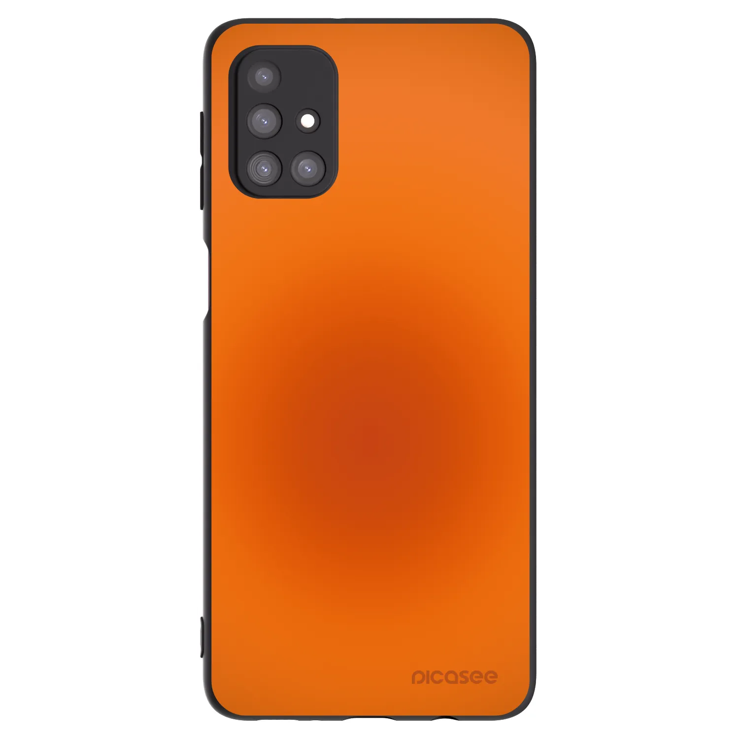 Picasee Samsung Galaxy M31s Hülle - Schwarzes Silikon - Heat Core