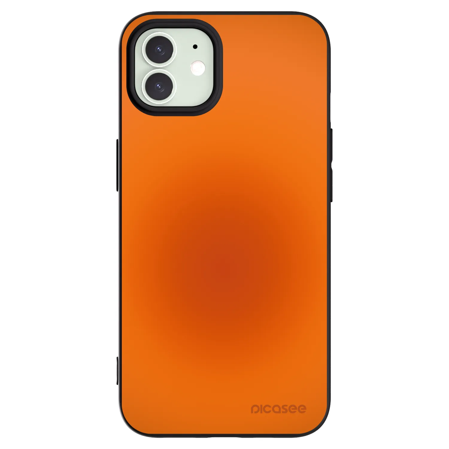 Picasee Apple iPhone 12 Hülle - Schwarzes Silikon - Heat Core