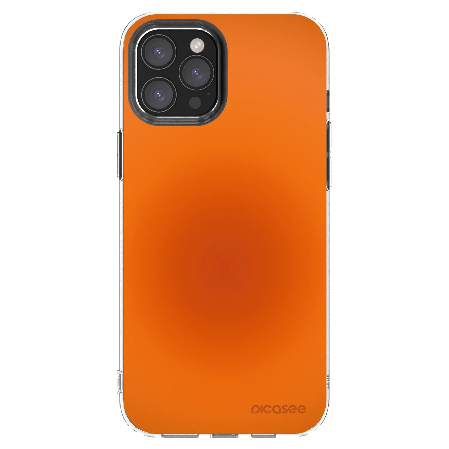 Picasee Apple iPhone 12 Pro Max Hülle - Transparentes Silikon - Heat Core