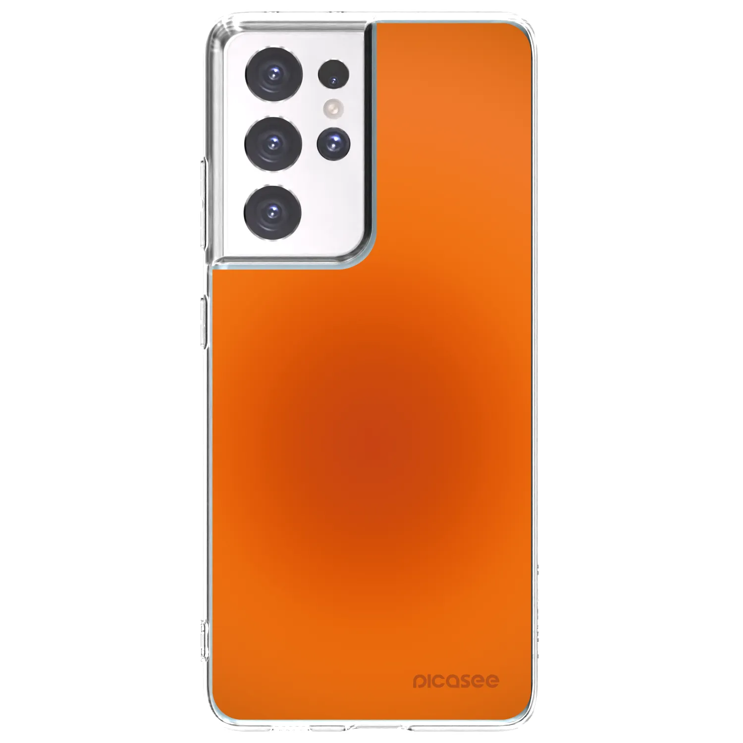 Picasee Samsung Galaxy S21 Ultra 5G G998B Hülle - Transparentes Silikon - Heat Core