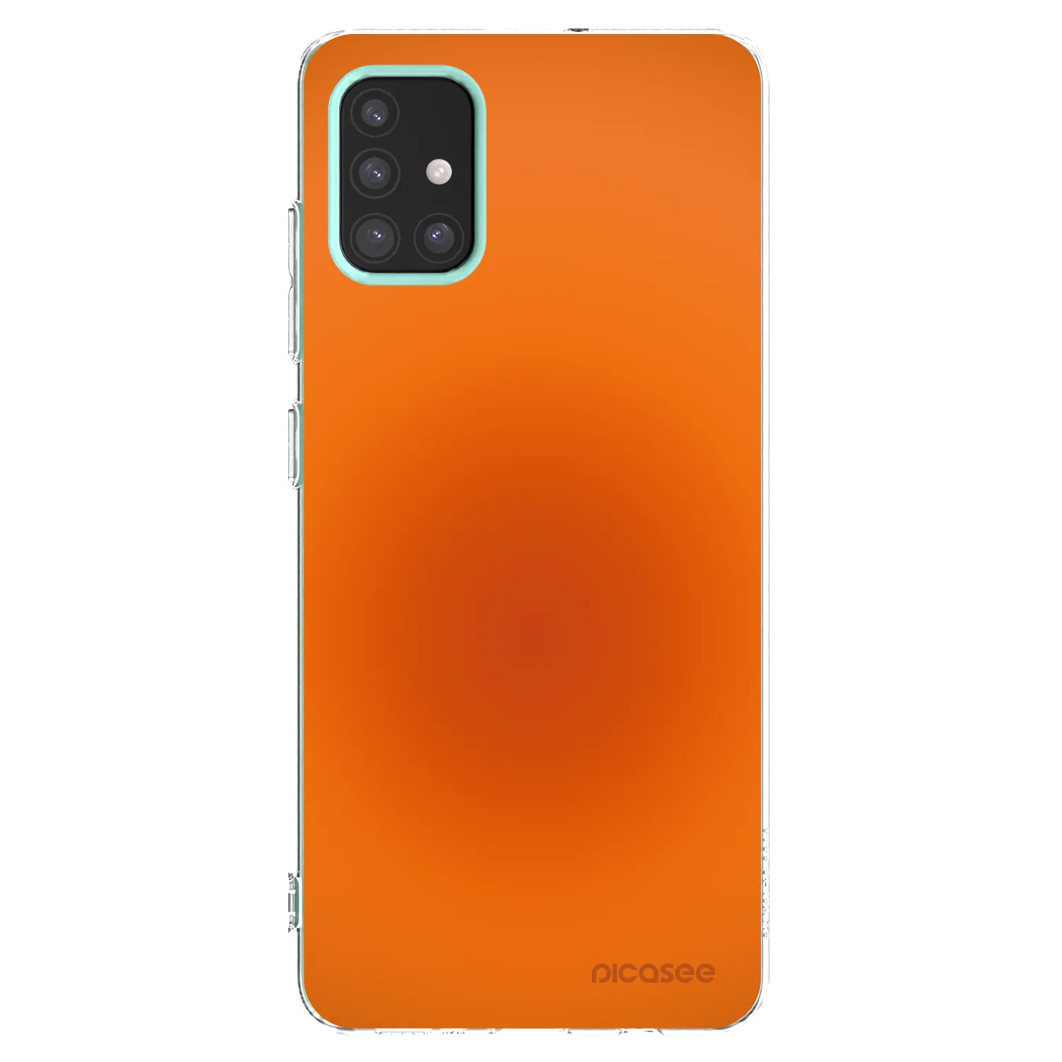 Picasee Samsung Galaxy M31s Hülle - Transparentes Silikon - Heat Core