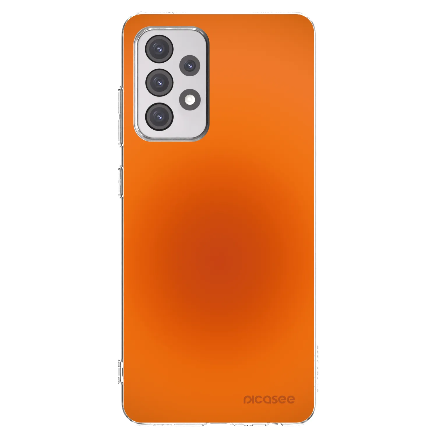 Picasee Samsung Galaxy A52 5G A525F Hülle - Transparentes Silikon - Heat Core