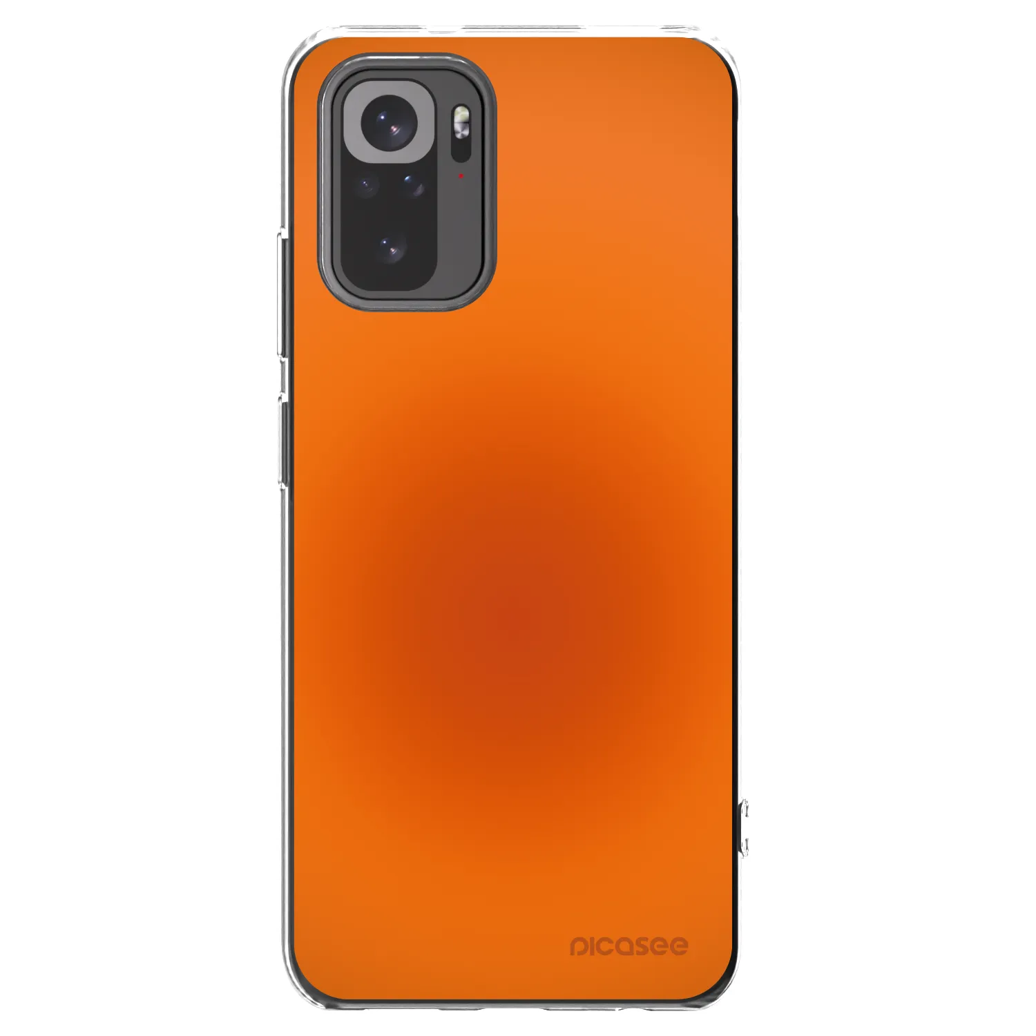 Picasee Xiaomi Redmi Note 10S Hülle - Transparentes Silikon - Heat Core