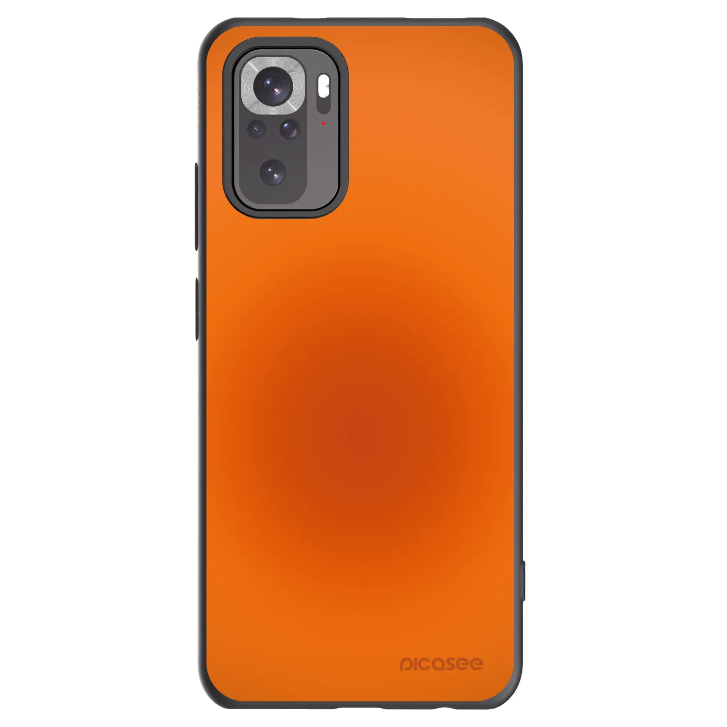 Picasee Xiaomi Redmi Note 10S Hülle - Schwarzes Silikon - Heat Core