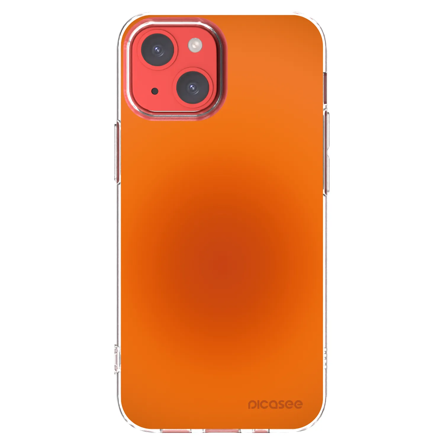 Picasee Apple iPhone 13 mini Hülle - Transparentes Silikon - Heat Core