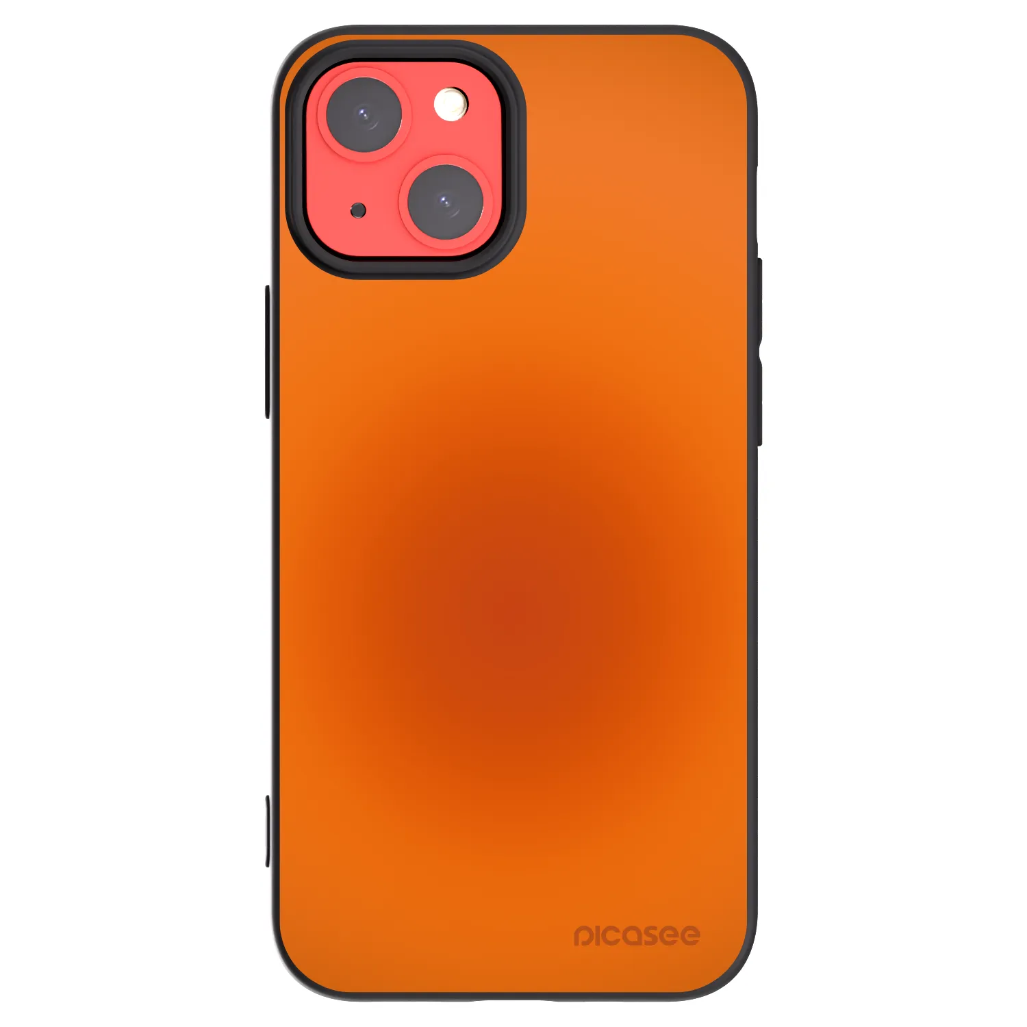 Picasee Apple iPhone 13 mini Hülle - Schwarzes Silikon - Heat Core