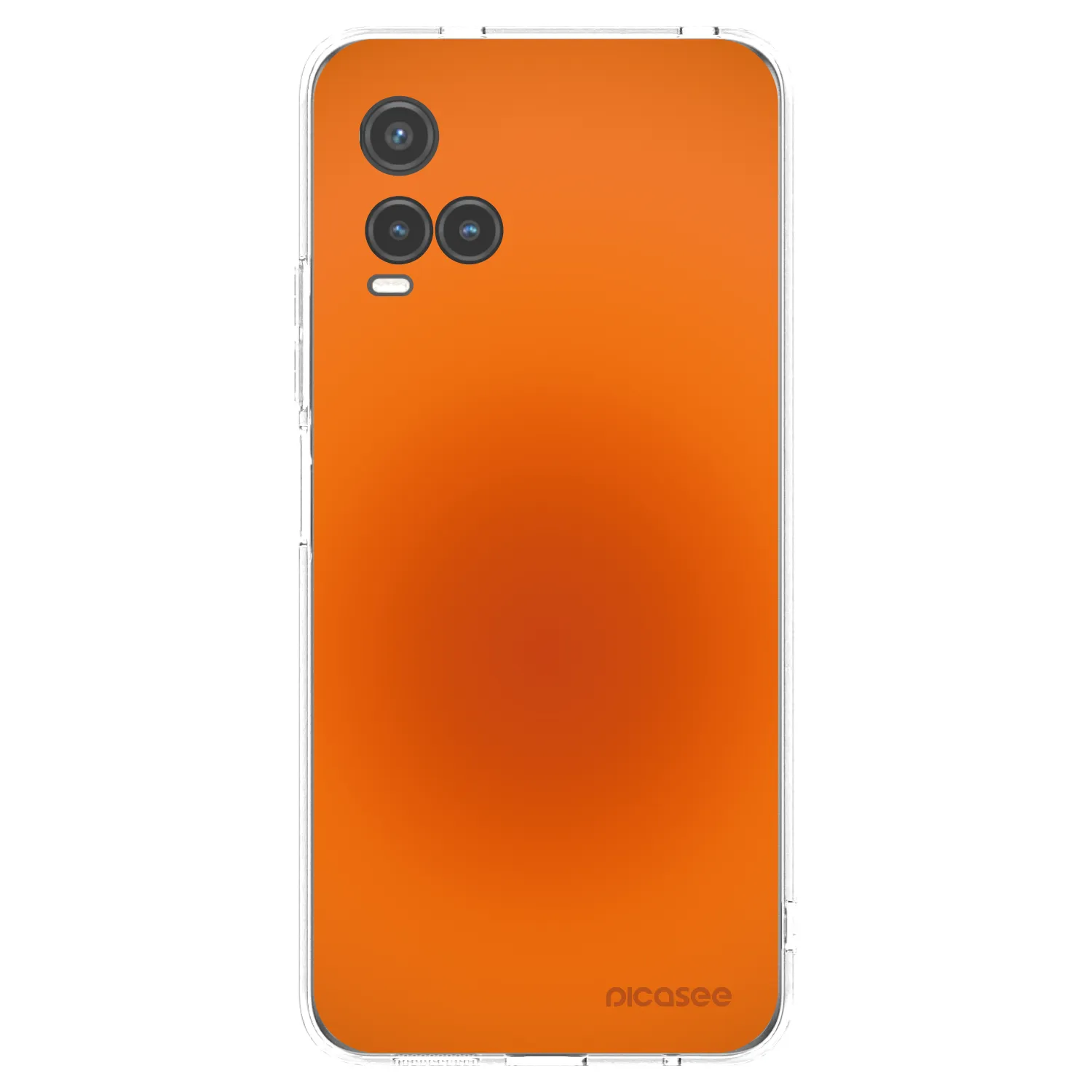 Picasee Vivo Y33s Hülle - Transparentes Silikon - Heat Core