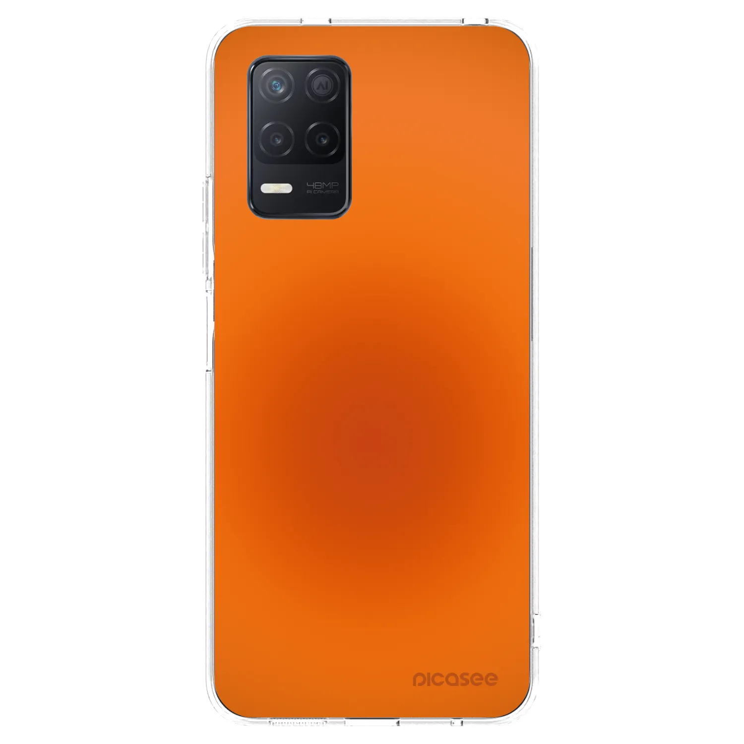 Picasee Realme 8 5G Hülle - Transparentes Silikon - Heat Core