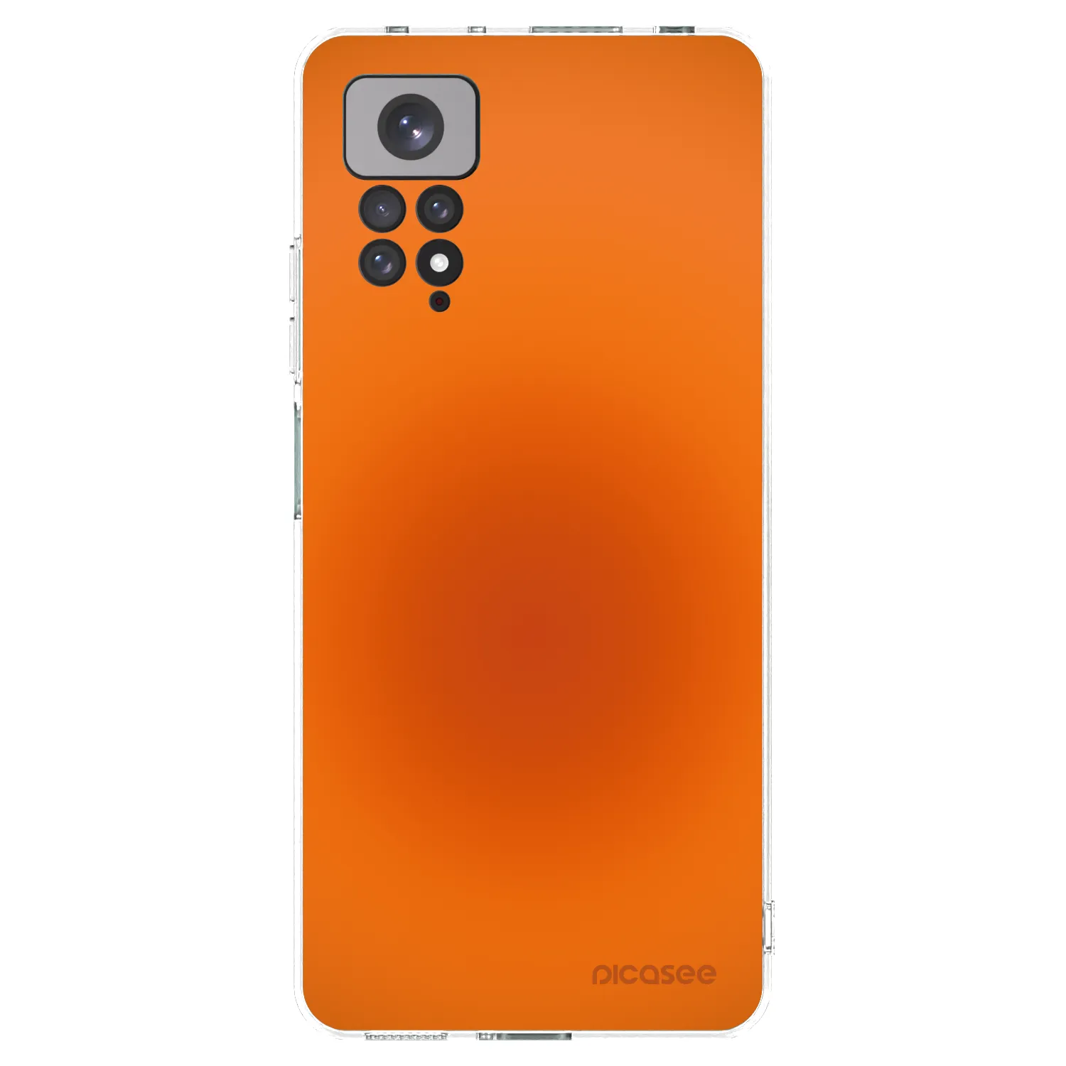 Picasee Xiaomi Redmi Note 11 Hülle - Transparentes Silikon - Heat Core