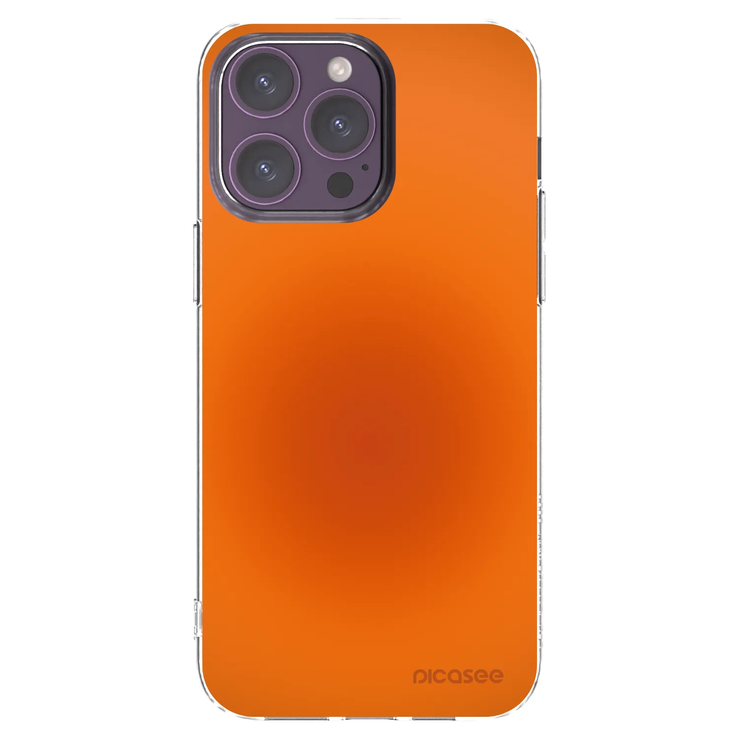 Picasee Apple iPhone 14 Pro Max Hülle - Transparentes Silikon - Heat Core
