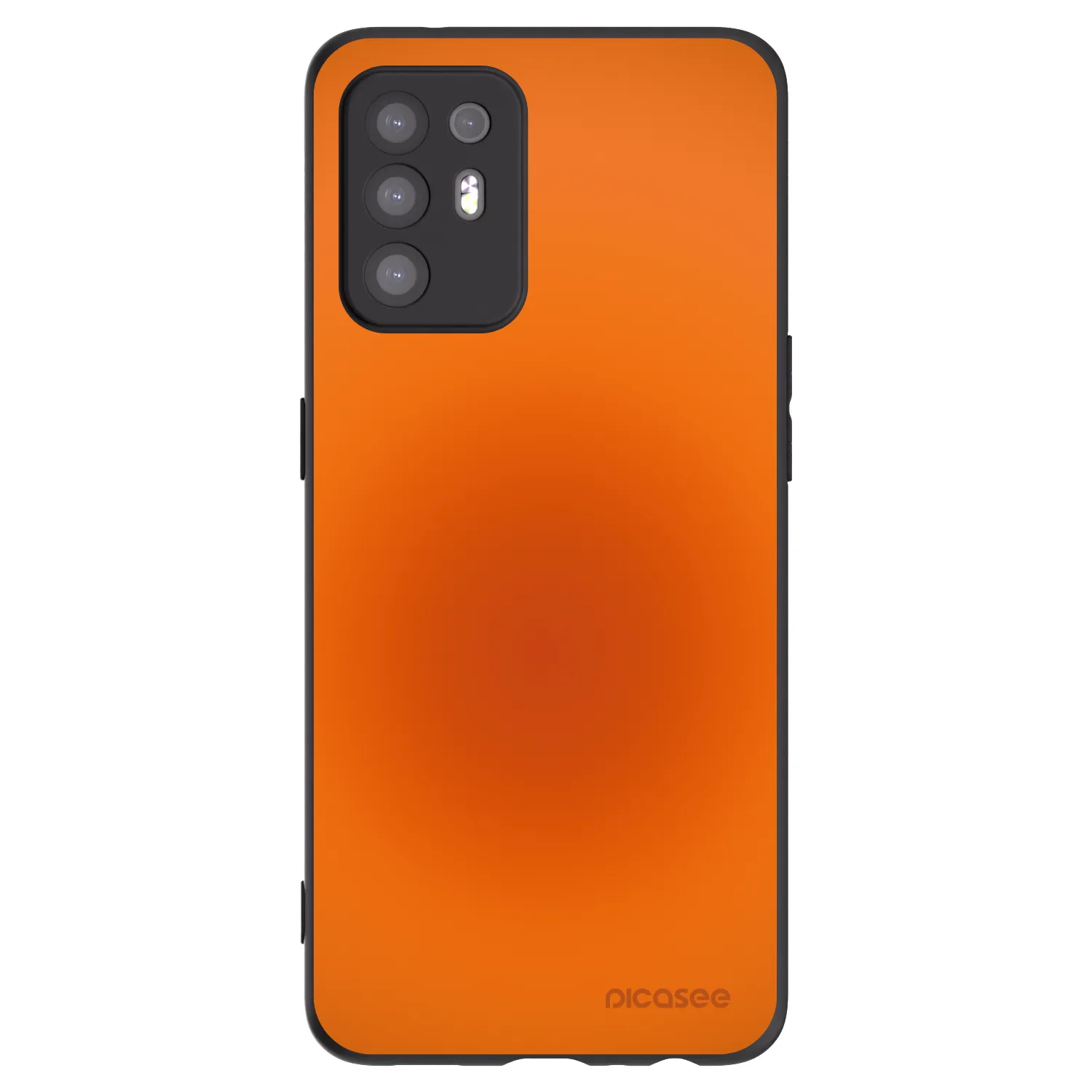 Picasee OPPO A94 5G Hülle - Schwarzes Silikon - Heat Core