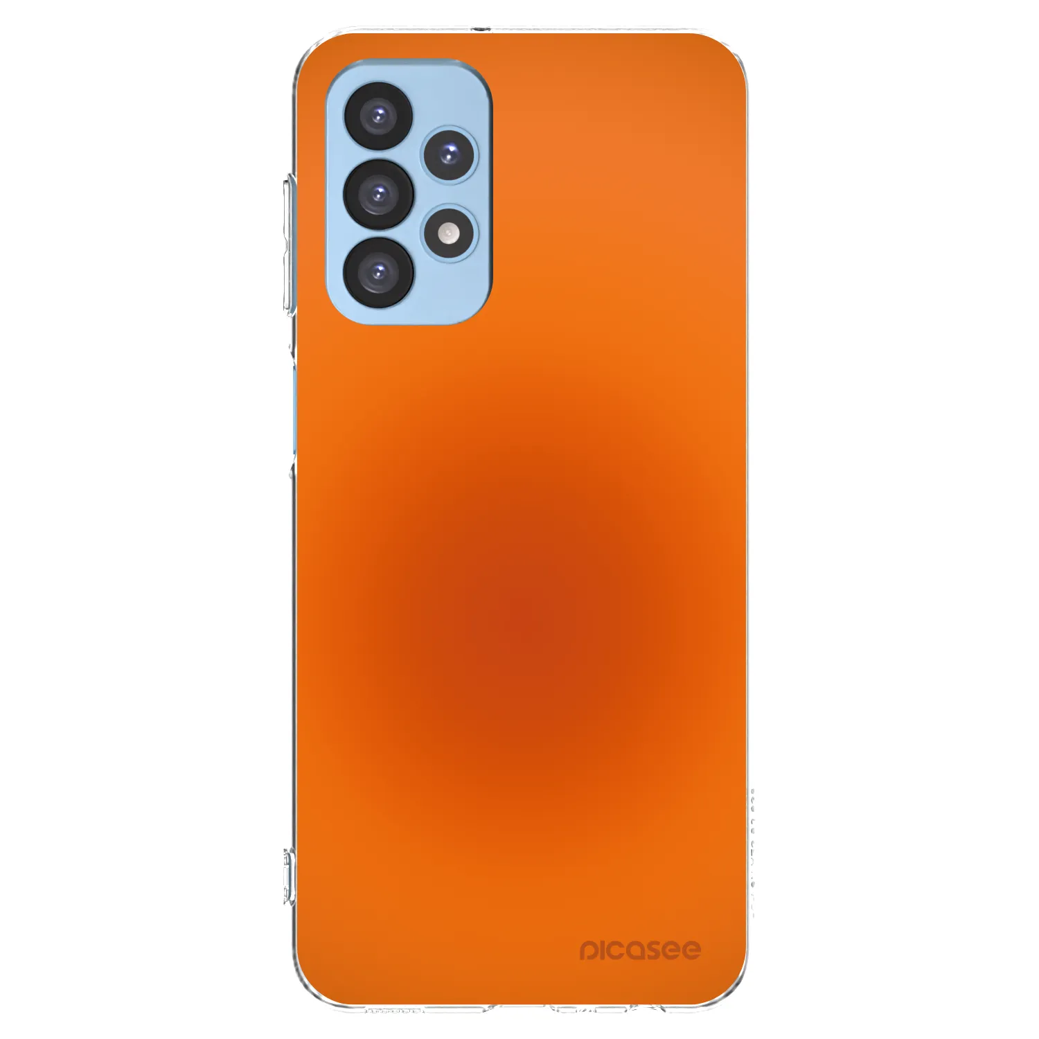 Picasee Samsung Galaxy A23 A235F 4G Hülle - Transparentes Silikon - Heat Core
