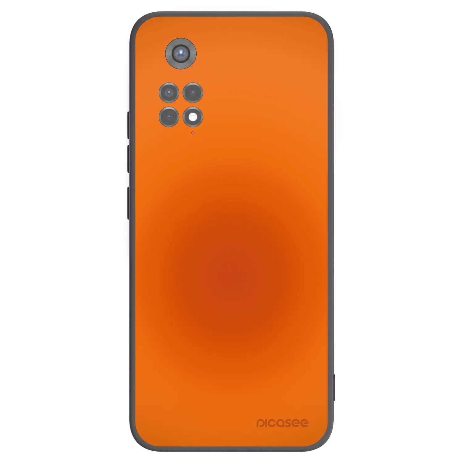Picasee Xiaomi Redmi Note 11S 5G Hülle - Schwarzes Silikon - Heat Core