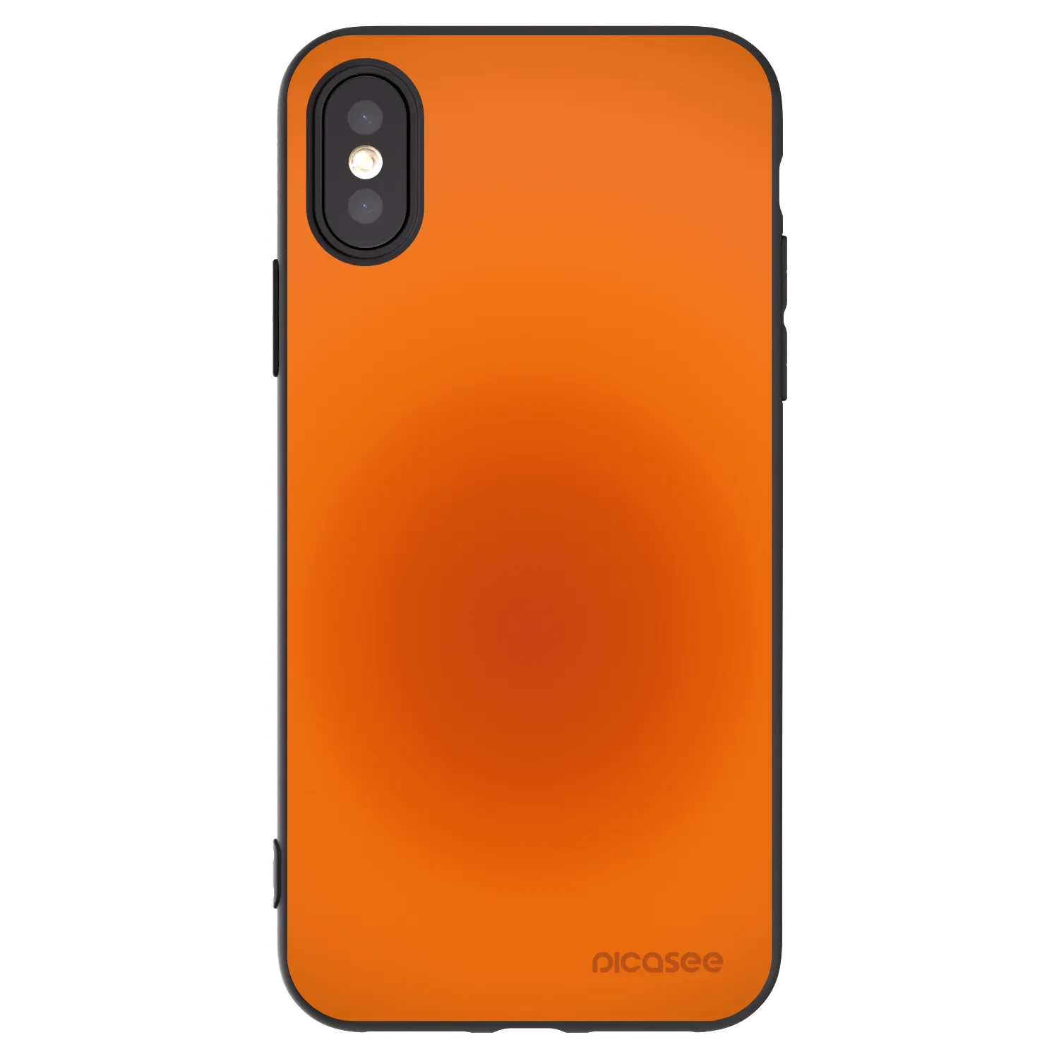 Picasee Apple iPhone X/XS Hülle - Schwarzes Silikon - Heat Core