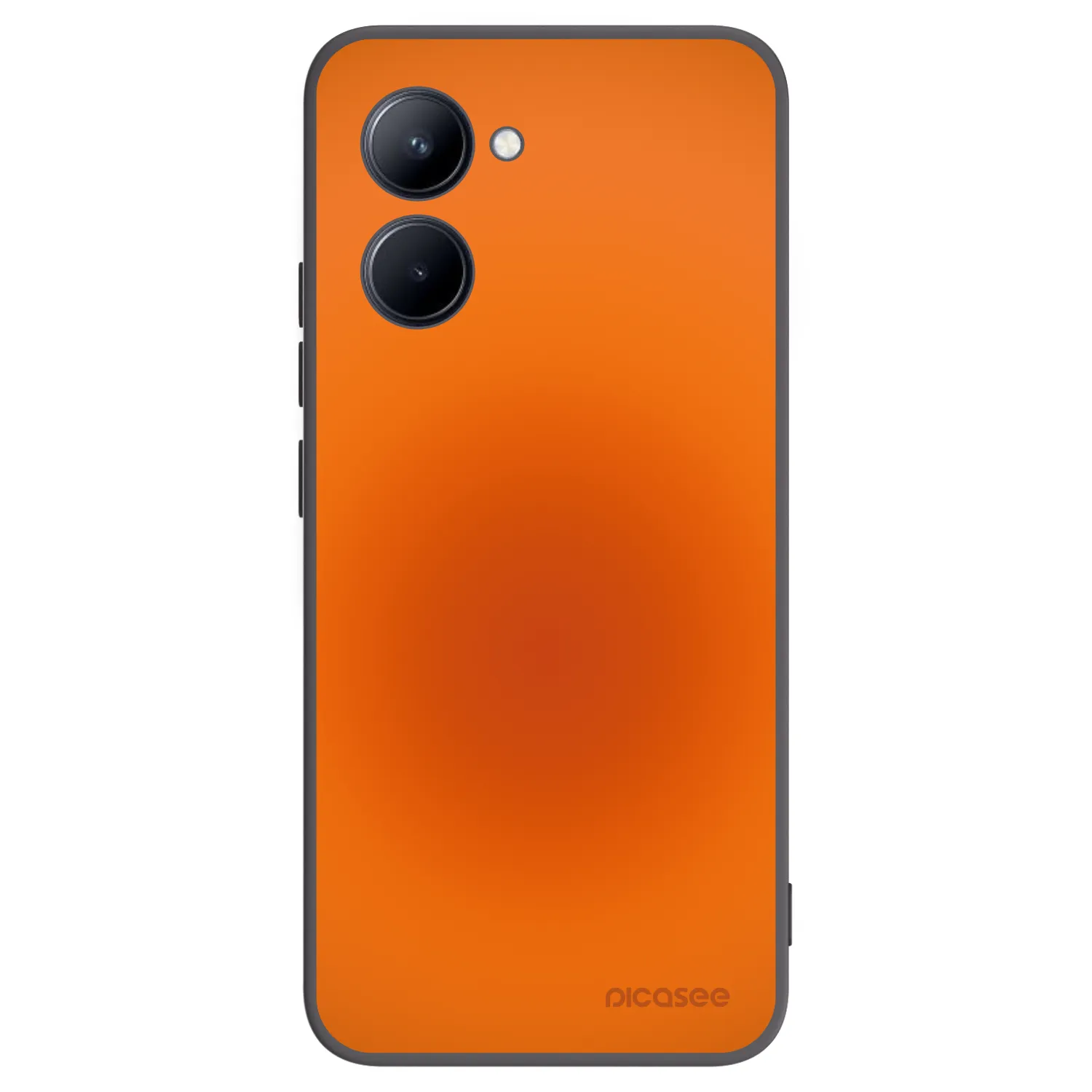 Picasee Realme C33 (2023) Hülle - Schwarzes Silikon - Heat Core
