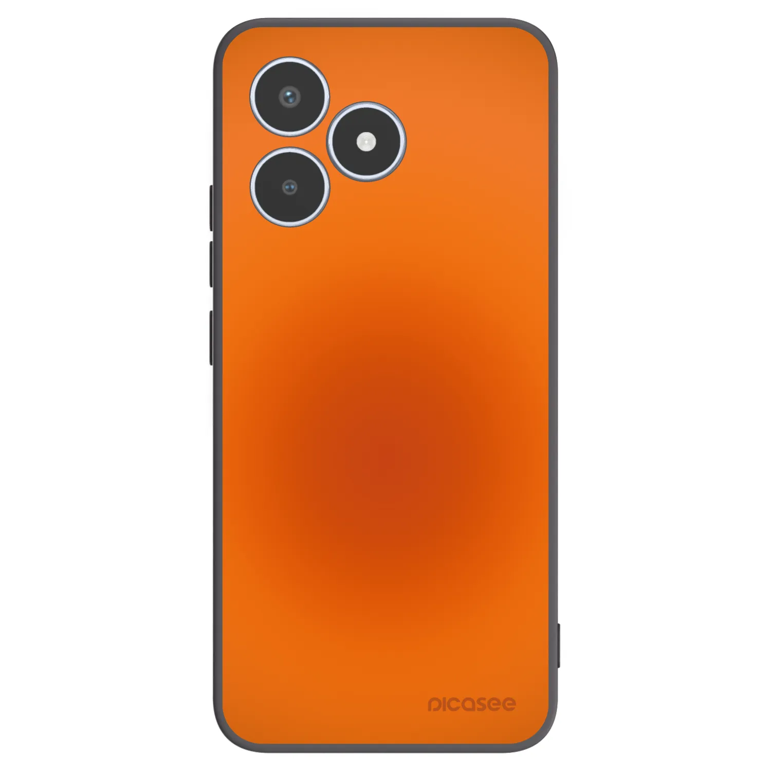 Picasee Realme C53 Hülle - Schwarzes Silikon - Heat Core