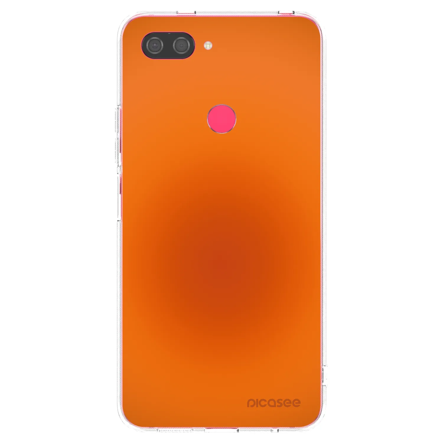 Picasee Xiaomi Mi 8 Lite Hülle - Transparentes Silikon - Heat Core