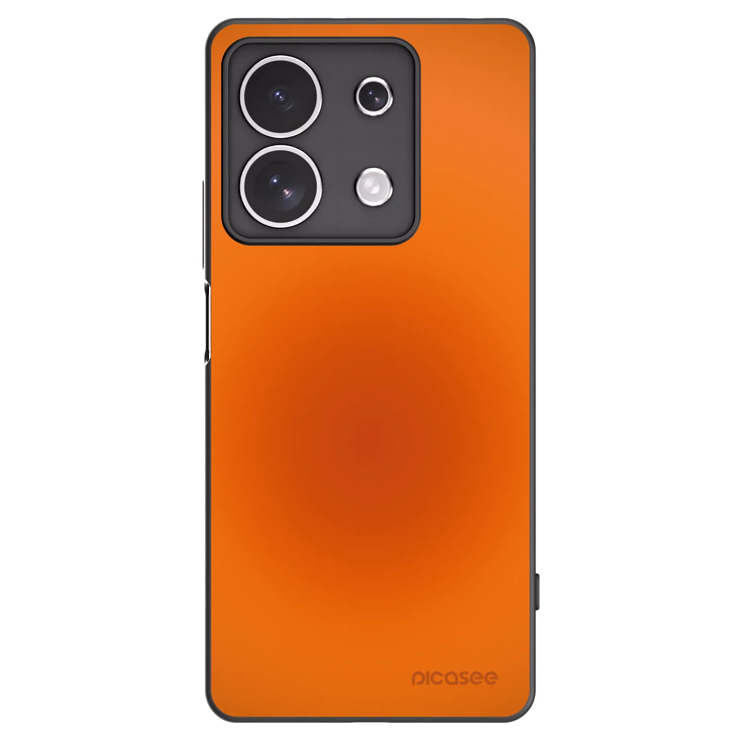 Picasee Xiaomi Redmi Note 13 4G Hülle - Schwarzes Silikon - Heat Core