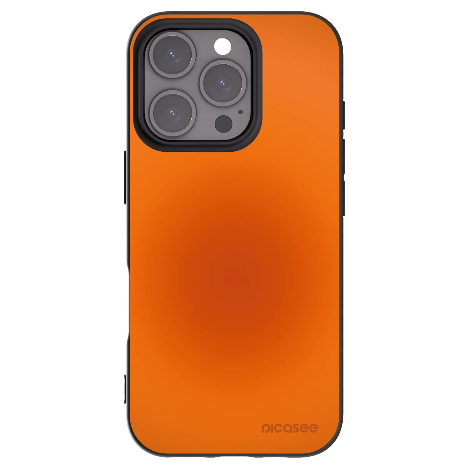 Picasee Apple iPhone 16 Pro Hülle - Schwarzes Silikon - Heat Core