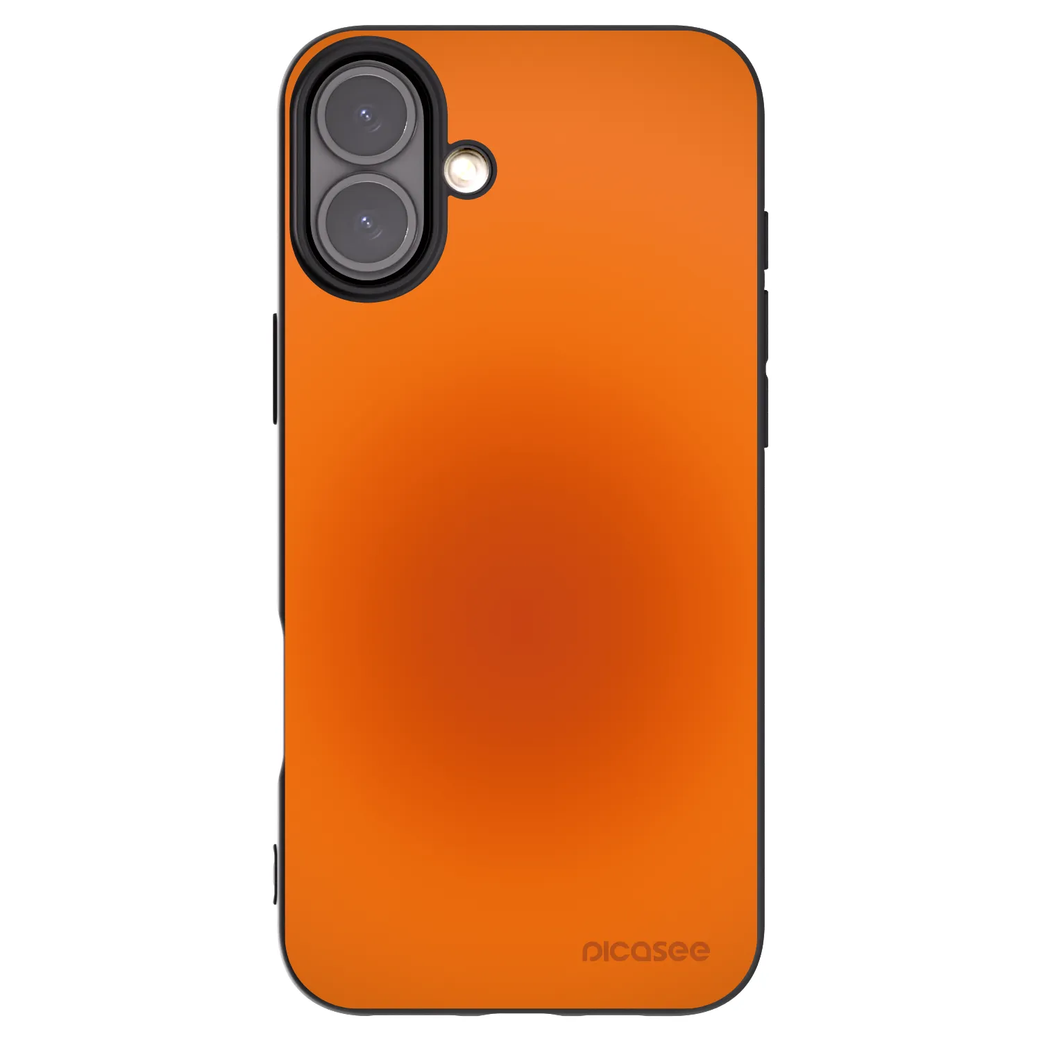 Picasee Apple iPhone 16 Plus Hülle - Schwarzes Silikon - Heat Core