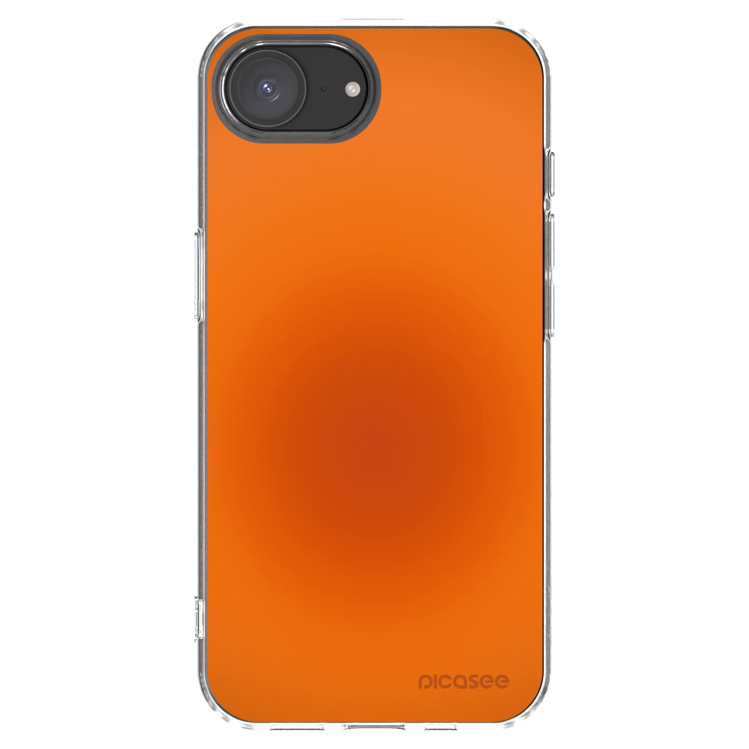 Picasee Apple iPhone 16e Hülle - Transparentes Silikon - Heat Core