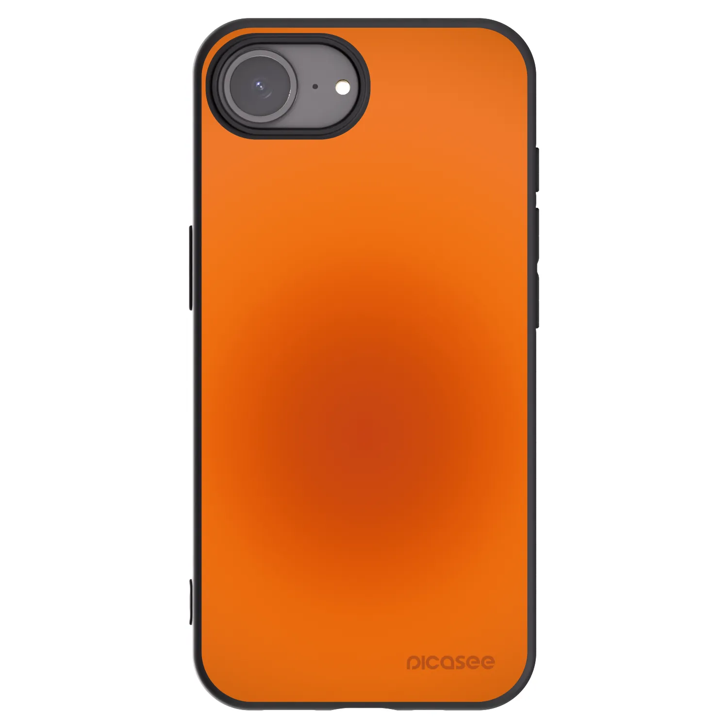 Picasee Apple iPhone 16e Hülle - Schwarzes Silikon - Heat Core