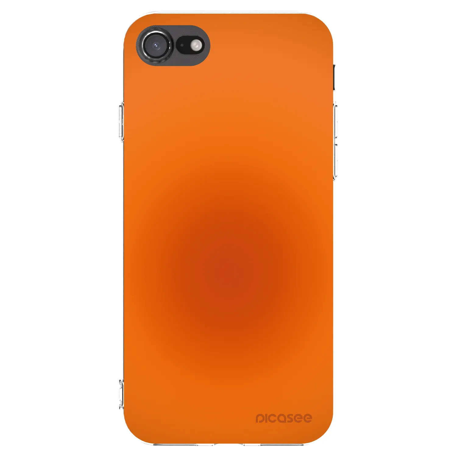 Picasee Apple iPhone 7 Hülle - Transparentes Silikon - Heat Core