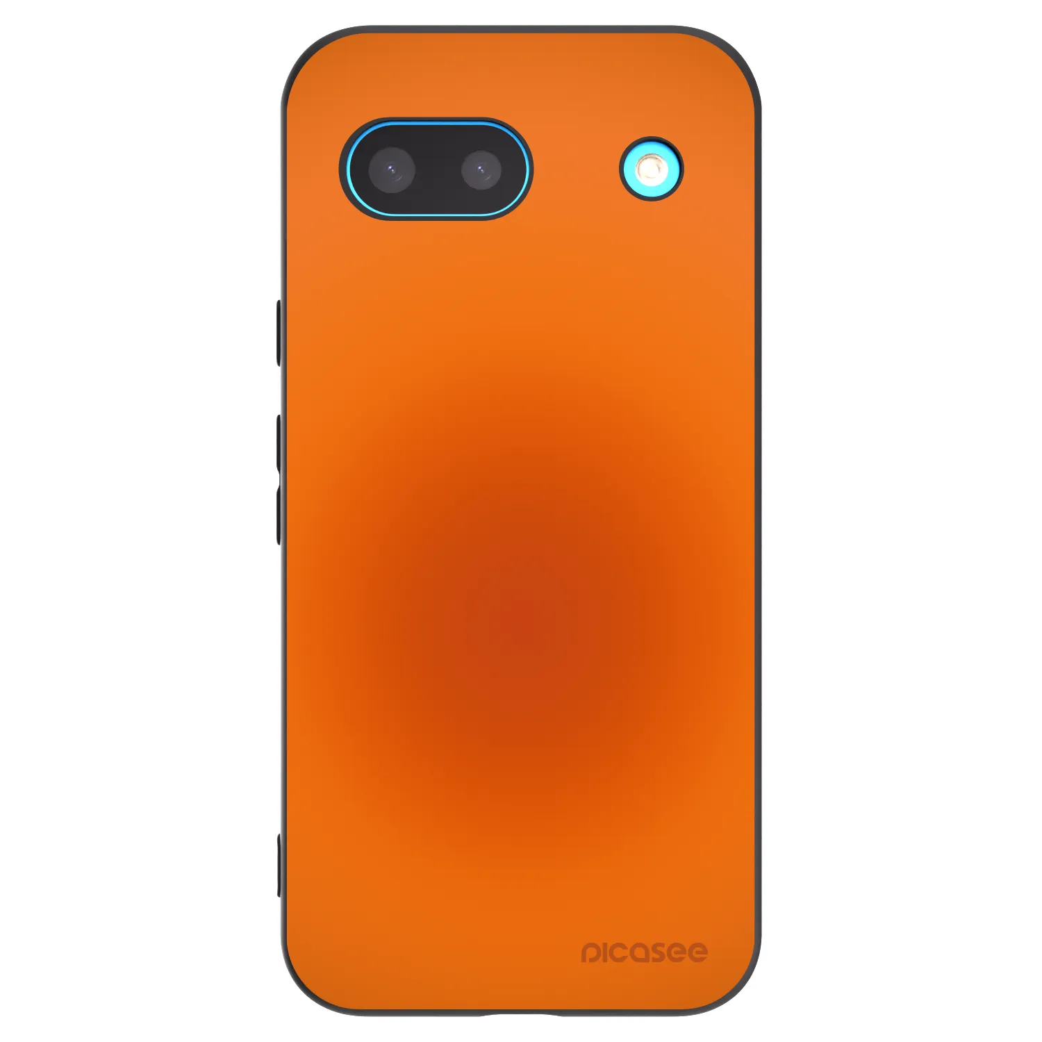 Picasee Google Pixel 8a Hülle - Schwarzes Silikon - Heat Core