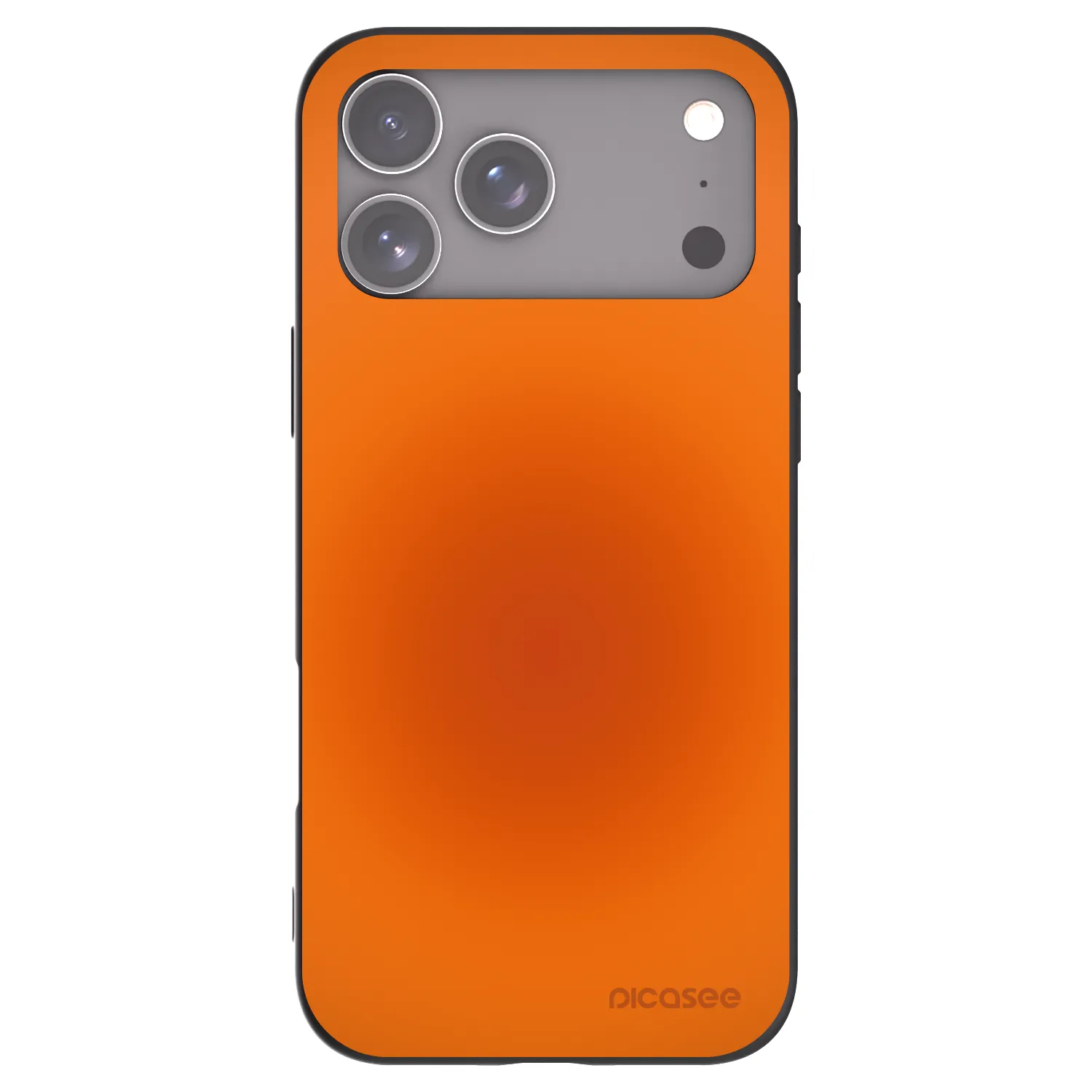 Picasee Apple iPhone 17 Pro Max Hülle - Schwarzes Silikon - Heat Core