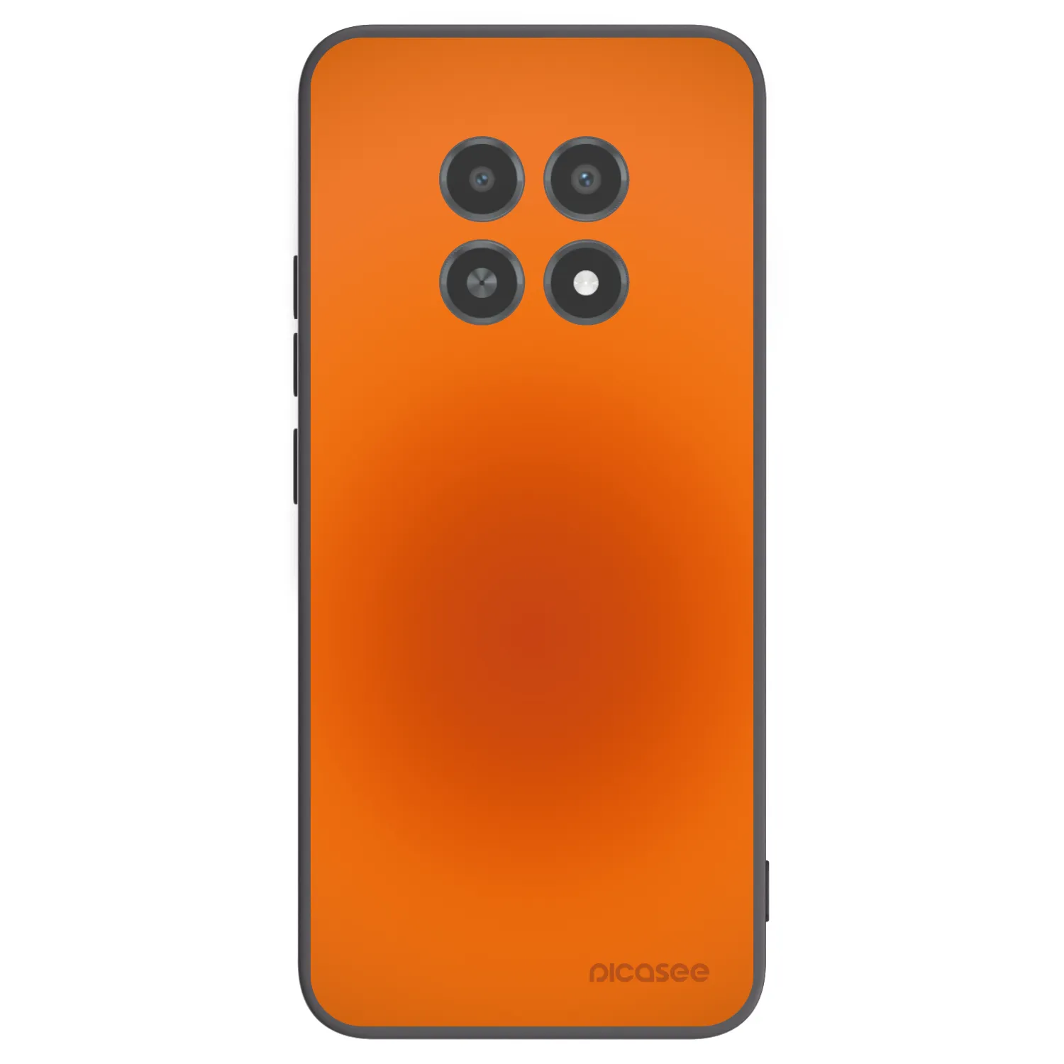 Picasee Realme 12X Hülle - Schwarzes Silikon - Heat Core