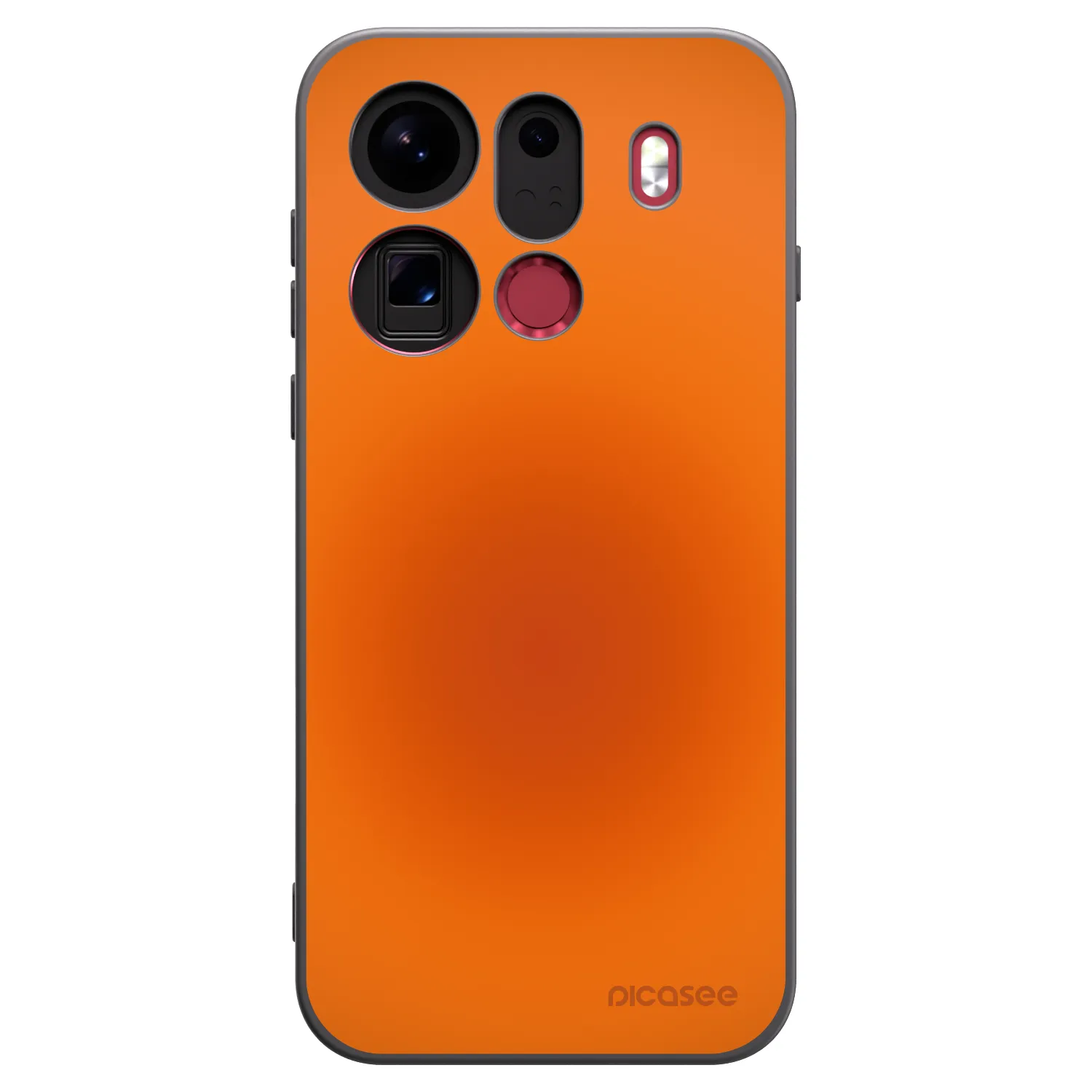 Picasee OPPO Find X9 Pro Hülle - Schwarzes Silikon - Heat Core