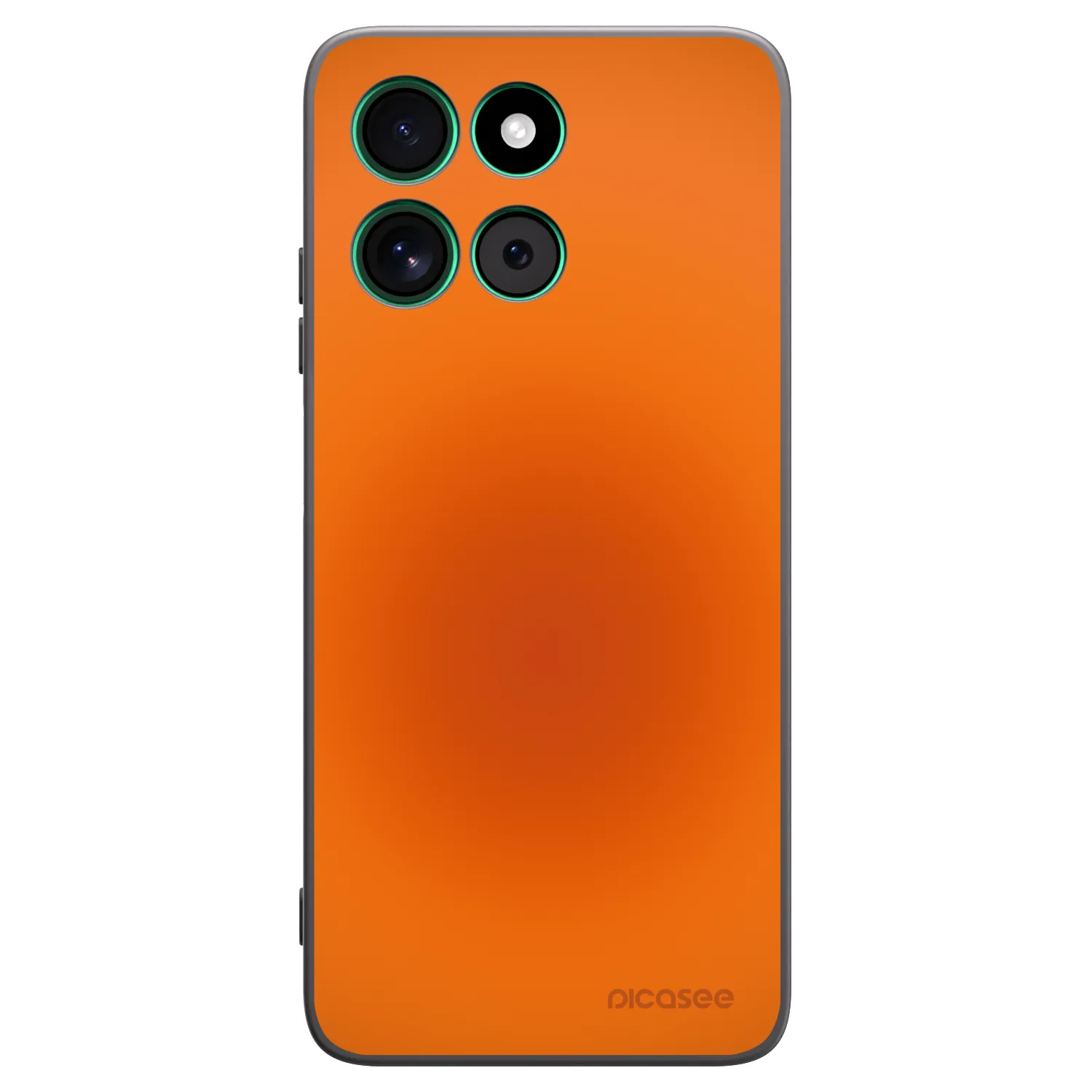 Picasee Motorola Moto G57 Power Hülle - Schwarzes Silikon - Heat Core