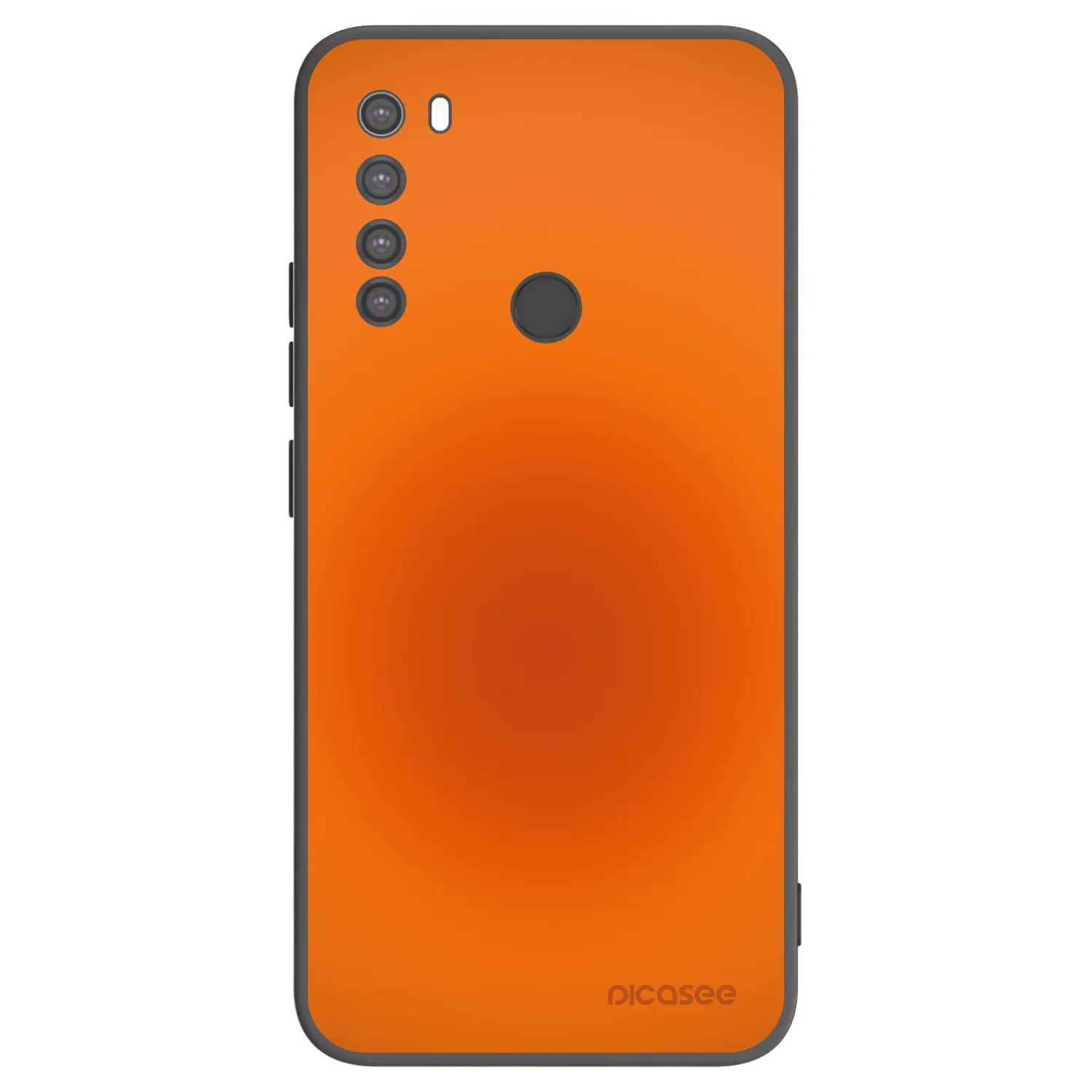 Picasee Xiaomi Redmi Note 8 Hülle - Schwarzes Silikon - Heat Core