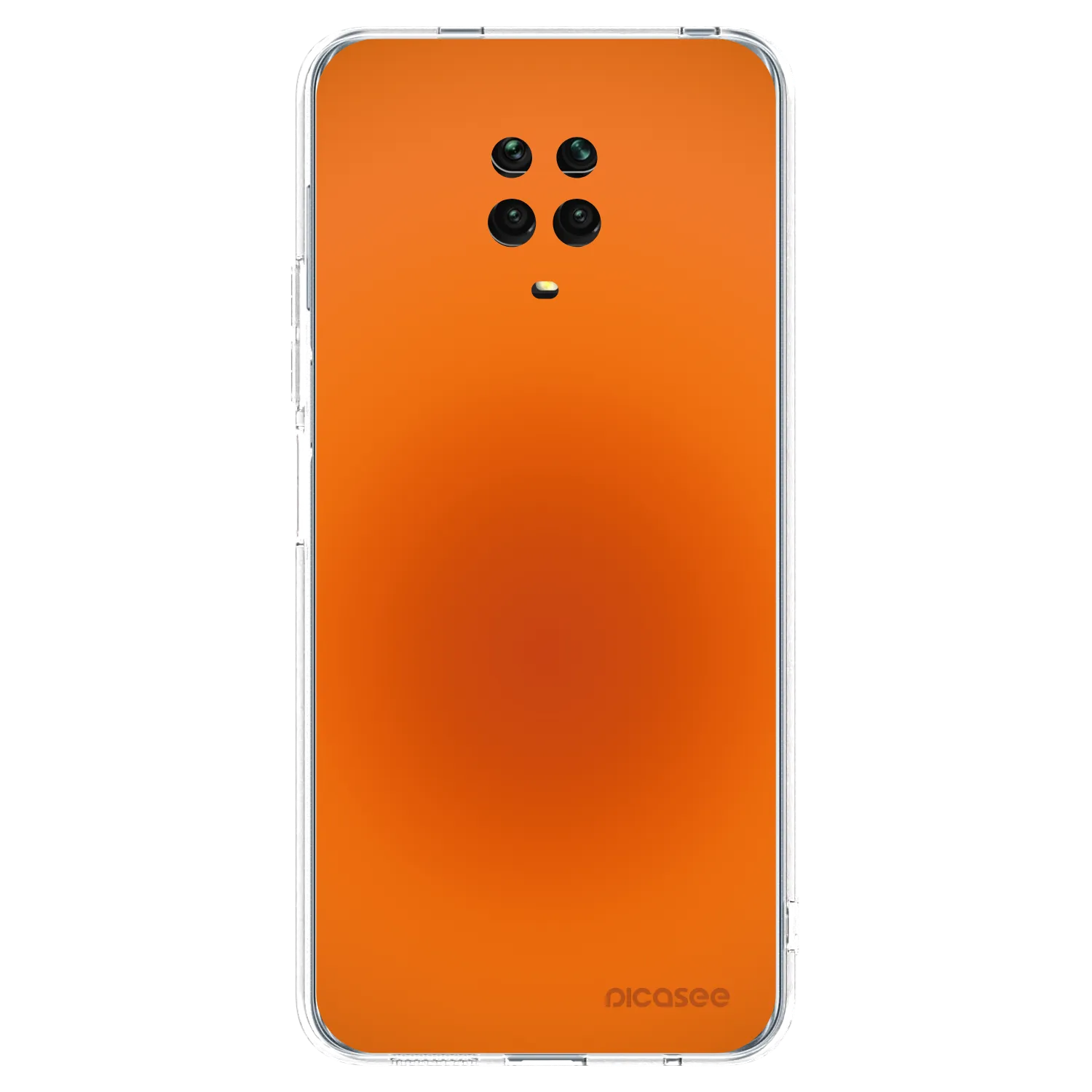 Picasee Xiaomi Redmi Note 9 Pro Hülle - Transparentes Silikon - Heat Core