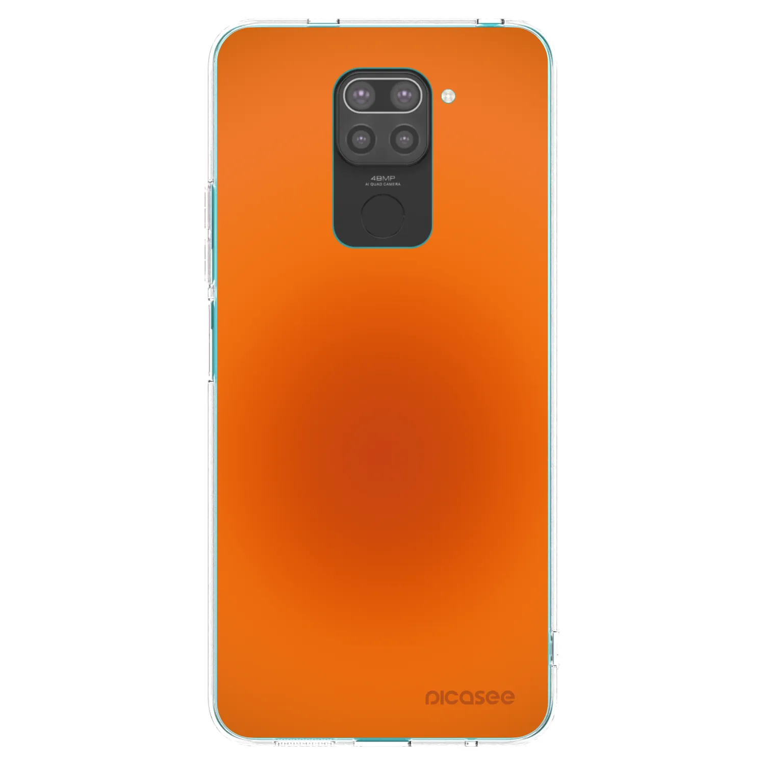 Picasee Xiaomi Redmi Note 9 Hülle - Schwarzes Silikon - Heat Core