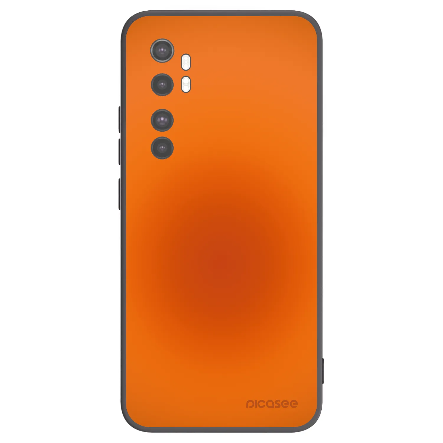 Picasee Xiaomi Mi Note 10 Lite Hülle - Schwarzes Silikon - Heat Core