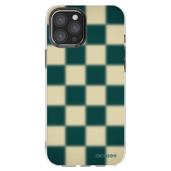 Picasee Apple iPhone 12 Pro Max Hülle - Transparentes Silikon - Shadow Chess