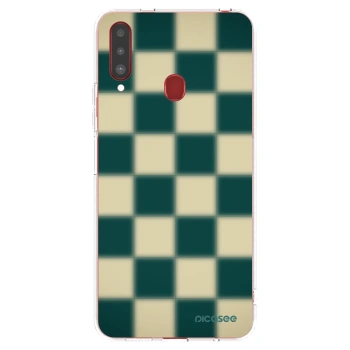 Picasee Samsung Galaxy A20s Hülle - Transparentes Silikon - Shadow Chess