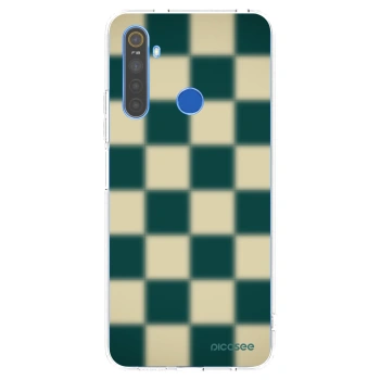 Picasee Realme 5 Hülle - Transparentes Silikon - Shadow Chess