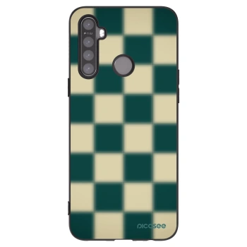 Picasee Realme 5 Hülle - Schwarzes Silikon - Shadow Chess