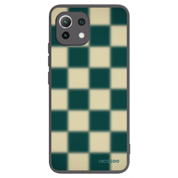 Picasee Xiaomi Mi 11 Lite Hülle - Schwarzes Silikon - Shadow Chess