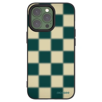 Picasee Apple iPhone 13 Pro Hülle - Schwarzes Silikon - Shadow Chess