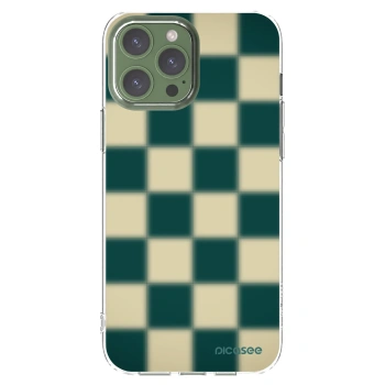 Picasee Apple iPhone 13 Pro Max Hülle - Transparentes Silikon - Shadow Chess