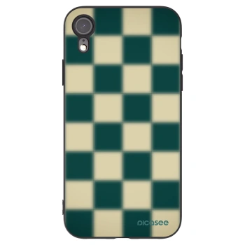 Picasee Apple iPhone XR Hülle - Schwarzes Silikon - Shadow Chess