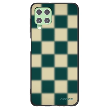 Picasee Samsung Galaxy A22 A225F 4G Hülle - Schwarzes Silikon - Shadow Chess
