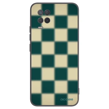 Picasee Realme 8 5G Hülle - Schwarzes Silikon - Shadow Chess