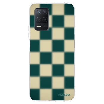 Picasee Realme 8 5G Hülle - Transparentes Silikon - Shadow Chess